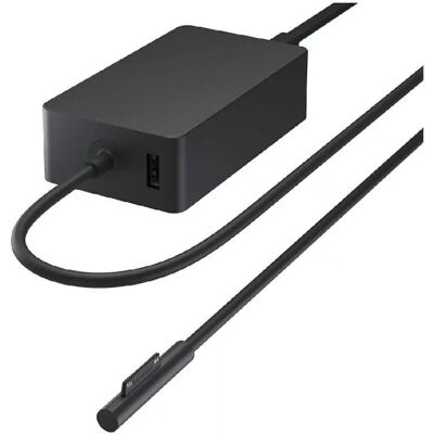 Microsoft Surface Charger W8Z-00005, 65 W, erweiterter Schutz, kompakt, Schwarz Microsoft Surface Charger W8Z-00005, 65 W, erweiterter Schutz, kompakt, Schwarz