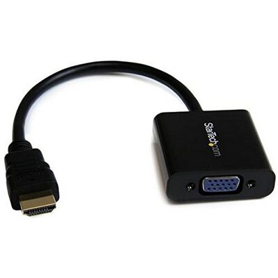 StarTech.com HD2VGAE2 Videokabel-Adapter Schwarz StarTech.com HD2VGAE2 Videokabel-Adapter Schwarz