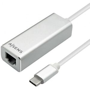 AISENS A109-0341 USB-C auf RJ45 1000Mbps Gigabit Adapter Silber 15cm AISENS A109-0341 USB-C auf RJ45 1000Mbps Gigabit Adapter Silber 15cm