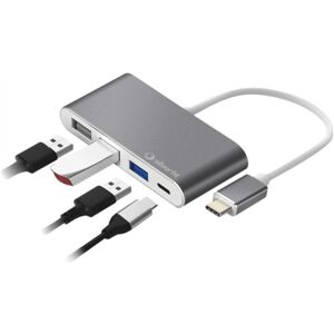 SilverHT 112001140199 USB-C Hub - Grau SilverHT 112001140199 USB-C Hub - Grau