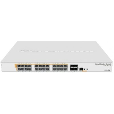 Mikrotik CRS328-24P-4S+RM Switch 24 Gigabit PoE-Ports + 4 SFP+ Mikrotik CRS328-24P-4S+RM Switch 24 Gigabit PoE-Ports + 4 SFP+