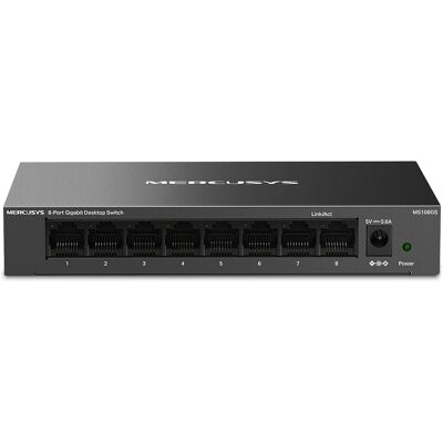 Mercusys MS108GS 8-Port RJ-45 Desktop Gigabit Switch Mercusys MS108GS 8-Port RJ-45 Desktop Gigabit Switch