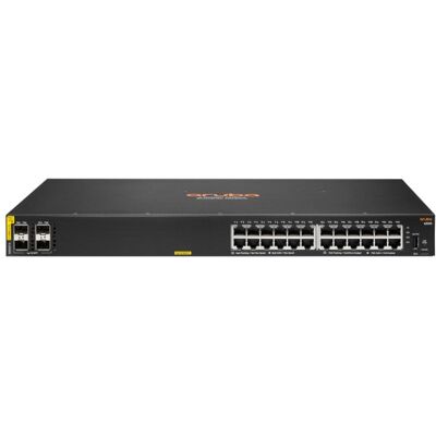 HPE Aruba CX 6000 24 RJ-45-Anschlüsse 4 SFP 56 Gbit/s 370 W Managed PoE Switch HPE Aruba CX 6000 24 RJ-45-Anschlüsse 4 SFP 56 Gbit/s 370 W Managed PoE Switch