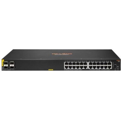 Managed Switch HPE Aruba CX 6100 24G PoE 370W 4SFP+ L3 Rackmount 1U Managed Switch HPE Aruba CX 6100 24G PoE 370W 4SFP+ L3 Rackmount 1U Managed Switch HPE Aruba CX 6100 24G PoE 370W 4SFP+ L3 Rackmount 1U Managed Switch HPE Aruba CX 6100 24G PoE 370W 4SFP+ L3 Rackmount 1U