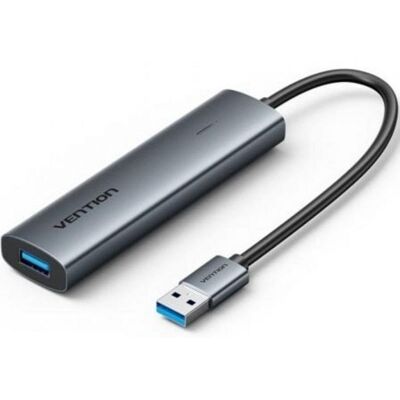 Hub Vention 5 Ports 5 Gbps TGXHB USB-A/USB-C Aluminium Grau Schnellladung Hub Vention 5 Ports 5 Gbps TGXHB USB-A/USB-C Aluminium Grau Schnellladung