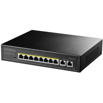 Switch Strong SW8010POE+ 8x Gigabit PoE 2x Gigabit Uplink Kompakt Switch Strong SW8010POE+ 8x Gigabit PoE 2x Gigabit Uplink Kompakt