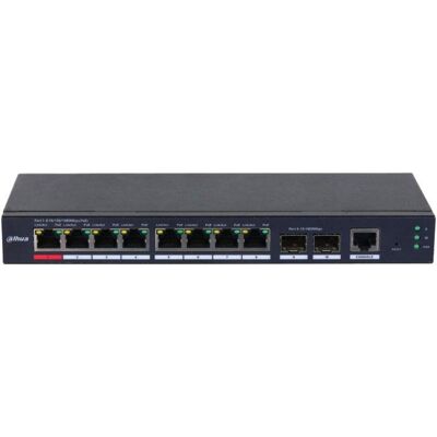 Switch Dahua DH-S4210-8GT-110 10 Ports Gigabit PoE Layer 2 Hi-PoE Switch Dahua DH-S4210-8GT-110 10 Ports Gigabit PoE Layer 2 Hi-PoE