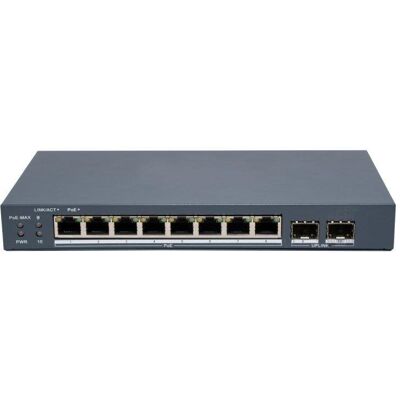 Switch Hikvision Poe Administrable 8x Poe 2x Sfp Bleu Metallgehäuse Switch Hikvision Poe Administrable 8x Poe 2x Sfp Bleu Metallgehäuse
