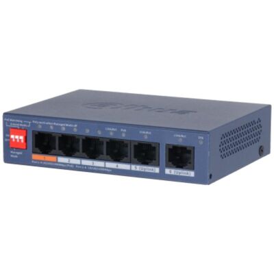 Switch Dahua CS4006-4GT-60-V2 6 Ports Gigabit 4 PoE L2 Wandmontage Switch Dahua CS4006-4GT-60-V2 6 Ports Gigabit 4 PoE L2 Wandmontage