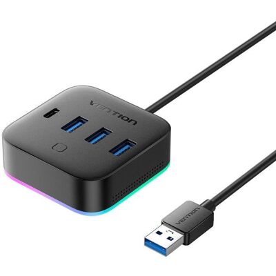 Hub Vention 5 Ports USB 3.0 5 Gbps Modell CHZBC mit USB-C PD Hub Vention 5 Ports USB 3.0 5 Gbps Modell CHZBC mit USB-C PD