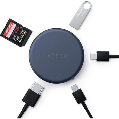 satechi USB-C Hub OntheGo 5 Ports Blau HDMI 4K 60W satechi USB-C Hub OntheGo 5 Ports Blau HDMI 4K 60W