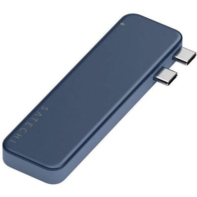Hub Satechi 6 Ports USB-C 45 W Modell SA-ST-HUSNB mit HDMI 4K und SD-Leser Hub Satechi 6 Ports USB-C 45 W Modell SA-ST-HUSNB mit HDMI 4K und SD-Leser