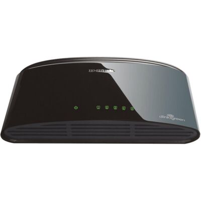 D-Link DES-1005D Unmanaged Fast Ethernet (10/100) Schwarz D-Link DES-1005D Unmanaged Fast Ethernet (10/100) Schwarz