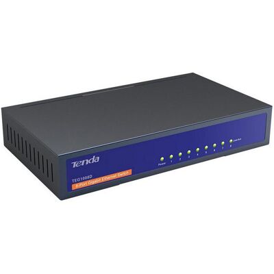Tenda TEG1008D Switch 8 Ports 10/100/1000Mbps Tenda TEG1008D Switch 8 Ports 10/100/1000Mbps