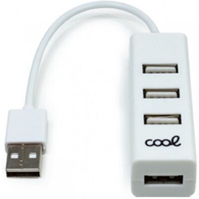 Cool USB-Hub - 4 Ports - Weiß - USB Hub Cool USB-Hub - 4 Ports - Weiß - USB Hub