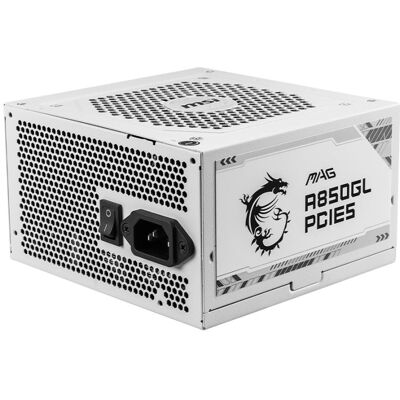 MSI MAG A850GL PCIE5 850W 80 PLUS Gold Modular Weiß MSI MAG A850GL PCIE5 850W 80 PLUS Gold Modular Weiß
