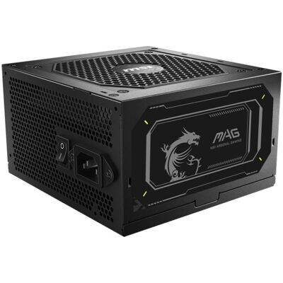Fuente de Alimentación MSI MAG A850GL PCIE5 II 850W 80 PLUS Gold Modular ATX 3.1 Fuente de Alimentación MSI MAG A850GL PCIE5 II 850W 80 PLUS Gold Modular ATX 3.1
