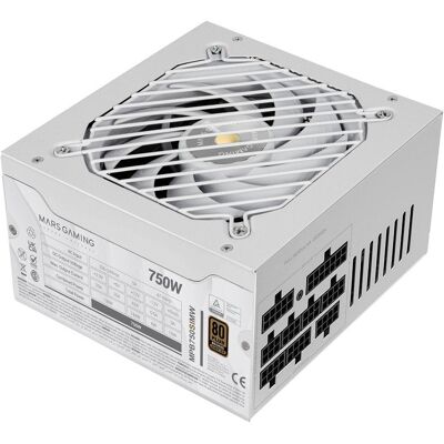 mars-gaming Mars Gaming Mpb750sim Modulares Netzteil ATX 750w 80 Plus Bronze Weiß mars-gaming Mars Gaming Mpb750sim Modulares Netzteil ATX 750w 80 Plus Bronze Weiß