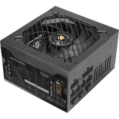 mars-gaming Mars Gaming Mpb750sim Modulares Netzteil ATX 750w 80 Plus Bronze Schwarz mars-gaming Mars Gaming Mpb750sim Modulares Netzteil ATX 750w 80 Plus Bronze Schwarz
