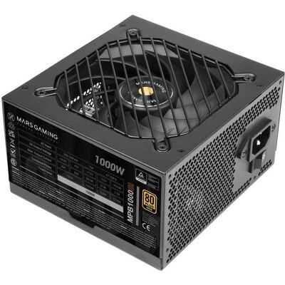 mars-gaming Mars Gaming MPB1000SI 1000W ATX PC-Netzteil, 7 Jahre Garantie, 80Plus Gold, 90 % Schwarz mars-gaming Mars Gaming MPB1000SI 1000W ATX PC-Netzteil, 7 Jahre Garantie, 80Plus Gold, 90 % Schwarz