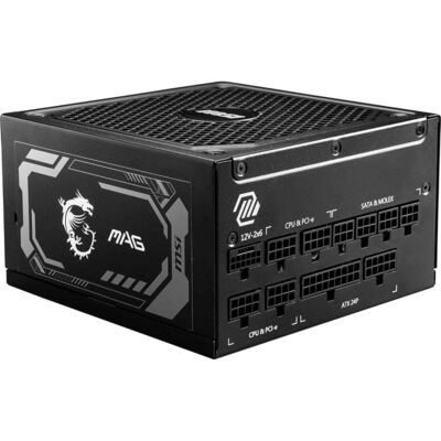 Netzteil MSI 1000W 80 PLUS Gold MAG A1000GL Vollmodular ATX 3.1 PCIe 5.1 Netzteil MSI 1000W 80 PLUS Gold MAG A1000GL Vollmodular ATX 3.1 PCIe 5.1