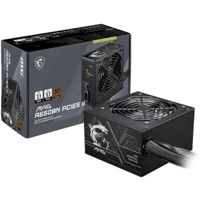 Netzteil MSI MAG A650BN PCIE5 II 650W 80 PLUS Bronze ATX Non-Modular Netzteil MSI MAG A650BN PCIE5 II 650W 80 PLUS Bronze ATX Non-Modular