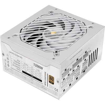 mars-gaming Mars Gaming MPB1200PSI Netzteil 1200 W 80 Plus Gold 10 Jahre Garantie Weiß mars-gaming Mars Gaming MPB1200PSI Netzteil 1200 W 80 Plus Gold 10 Jahre Garantie Weiß