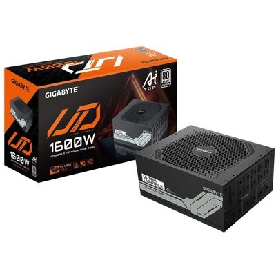 Fuente de Alimentación Gigabyte UD1600PM PG5 AI TOP 1600W 80 PLUS Platinum modular Fuente de Alimentación Gigabyte UD1600PM PG5 AI TOP 1600W 80 PLUS Platinum modular