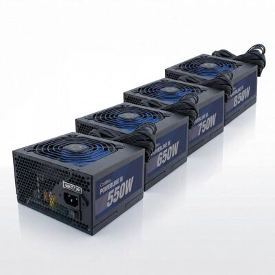 Netzteil CoolBox Powerline III 550-850W 85% EFI Netzteil CoolBox Powerline III 550-850W 85% EFI
