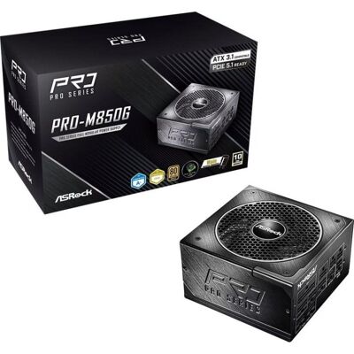 Netzteil AsRock PRO-M850G 850W 80+ Gold ATX 3.1 aktiv Netzteil AsRock PRO-M850G 850W 80+ Gold ATX 3.1 aktiv