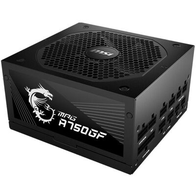 Netzteil MSI MPG A750GF 750W 80 Plus Gold vollmodular Netzteil MSI MPG A750GF 750W 80 Plus Gold vollmodular
