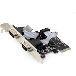 Erweiterungskarte Gembird SPC-22 PCIe RS-232 2 Ports Low-Profile Schwarz Erweiterungskarte Gembird SPC-22 PCIe RS-232 2 Ports Low-Profile Schwarz