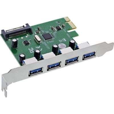 InLine 76666M PCIe 4x USB 3.2 Gen 1 Controllerkarte InLine 76666M PCIe 4x USB 3.2 Gen 1 Controllerkarte