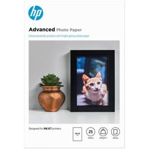 Fotopapier HP Advanced glänzend 250 g/m2 10x15 cm 25 Blatt Fotopapier HP Advanced glänzend 250 g/m2 10x15 cm 25 Blatt