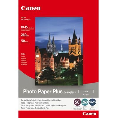 Fotopapier Canon 1686B015 260 g/m² 10x15 50 Blatt Fotopapier Canon 1686B015 260 g/m² 10x15 50 Blatt
