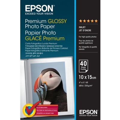 Fotopapier Epson Premium Glossy 10x15cm 40 Blatt Extra Glanz Fotopapier Epson Premium Glossy 10x15cm 40 Blatt Extra Glanz