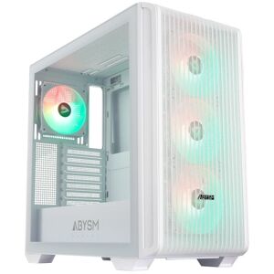 Abysm Gaming Danube Kamp BX300 Big Tower gehärtetes Glas USB-C weiß Abysm Gaming Danube Kamp BX300 Big Tower gehärtetes Glas USB-C weiß