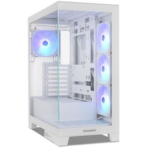 NOX Hummer GLOCK ARGB Mid-Tower ATX gehärtetes Glas USB-C weiß NOX Hummer GLOCK ARGB Mid-Tower ATX gehärtetes Glas USB-C weiß