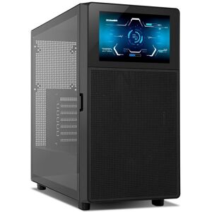 Nox Hummer BIOS Semi-Tower ATX mit LCD-Bildschirm aus gehärtetem Glas USB-C Schwarz Nox Hummer BIOS Semi-Tower ATX mit LCD-Bildschirm aus gehärtetem Glas USB-C Schwarz