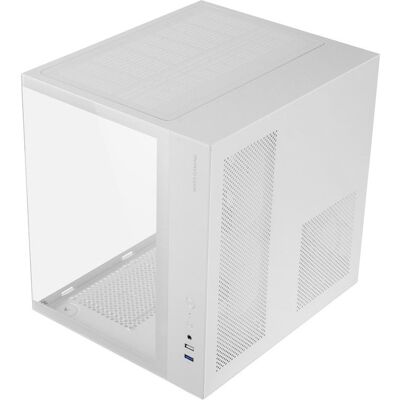 mars-gaming Mars Gaming MCV-ONE ATX-Gaming-Gehäuse, Dual-Hinterlüfter aus gehärtetem Glas, FRGB, 12 cm, Weiß mars-gaming Mars Gaming MCV-ONE ATX-Gaming-Gehäuse, Dual-Hinterlüfter aus gehärtetem Glas, FRGB, 12 cm, Weiß