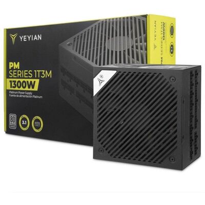 yeyian Fuente de Alimentación Orion 1300W Eficiencia Platinum YFT-1T33M-P1 Compatibilidad ATX 3.1 PCIe 5.0 yeyian Fuente de Alimentación Orion 1300W Eficiencia Platinum YFT-1T33M-P1 Compatibilidad ATX 3.1 PCIe 5.0