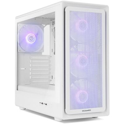 NOX Hummer AERO White Semitorre ATX/M-ATX/ITX mit 4x 140mm ARGB Lüftern, Mesh-Front, gehärtetes Glas, USB-C NOX Hummer AERO White Semitorre ATX/M-ATX/ITX mit 4x 140mm ARGB Lüftern, Mesh-Front, gehärtetes Glas, USB-C