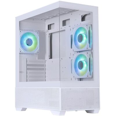 PC Gehäuse BitFenix Ceto Basic BFC-CET-200-WWGSW-3A Weiß ARGB Glas Sichtfenster PC Gehäuse BitFenix Ceto Basic BFC-CET-200-WWGSW-3A Weiß ARGB Glas Sichtfenster