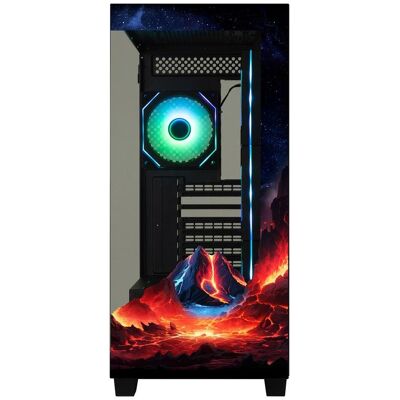 PC-Gehäuse BitFenix Ceto Premium BFC-CET-500-KKGSK-VL ARGB Glas Seitenscheibe PC-Gehäuse BitFenix Ceto Premium BFC-CET-500-KKGSK-VL ARGB Glas Seitenscheibe