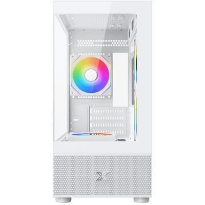 PC-Gehäuse Xigmatek Alphard M EN44533 Weiß Glas ARGB 4 Lüfter Micro-ATX PC-Gehäuse Xigmatek Alphard M EN44533 Weiß Glas ARGB 4 Lüfter Micro-ATX