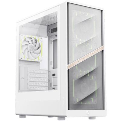 Mini Tower Gaming Gehaeuse GameMax AERIS 330 MW Weiss ITX micro ATX RGB Mini Tower Gaming Gehaeuse GameMax AERIS 330 MW Weiss ITX micro ATX RGB