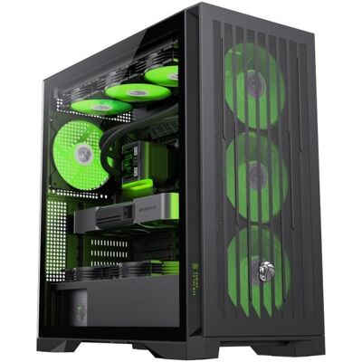 Tower GameMax Leader 2 BK Full Tower ATX Mesh Glas Gaming Tower GameMax Leader 2 BK Full Tower ATX Mesh Glas Gaming