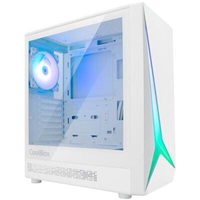 Gehäuse Gaming Coolbox GA450 Star Light ARGB Gehärtetes Glas Gehäuse Gaming Coolbox GA450 Star Light ARGB Gehärtetes Glas
