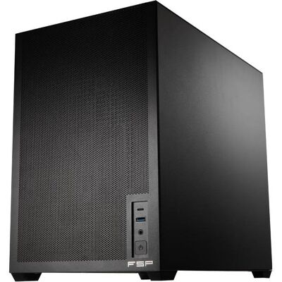 Gehäuse FSP S210-B Mini Tower Schwarz Gehärtetes Glas mITX/mATX Gehäuse FSP S210-B Mini Tower Schwarz Gehärtetes Glas mITX/mATX