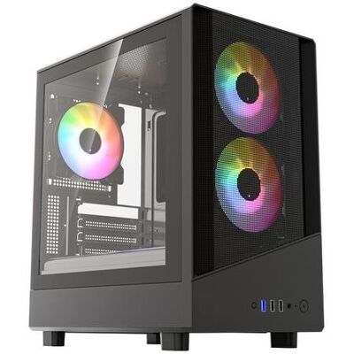 Gehäuse VIDA SPIRE M Micro Tower Schwarz Gaming ATX/mATX/ITX Gehäuse VIDA SPIRE M Micro Tower Schwarz Gaming ATX/mATX/ITX